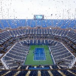 US Open: Rain suspends opening day's play, Federer match postponed