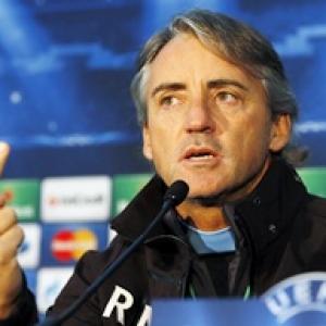 Mancini not looking at the table for another month