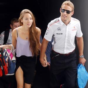 F1 champ Button splits up with wife Jessica
