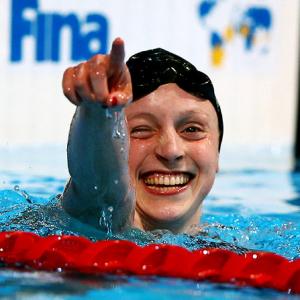 PHOTOS: American teenagers Ledecky, Franklin sizzle at Worlds
