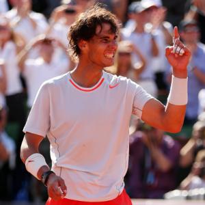PHOTOS: Nadal thwarts Djokovic, to face Ferrer in final