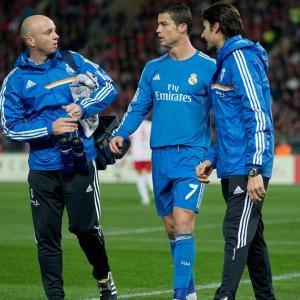 La Liga Photos: Ronaldo hurt as Real, Barca and Atletico cruise