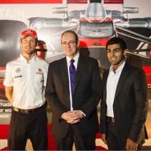 When Shah Rukh quizzed former F1 champion Button