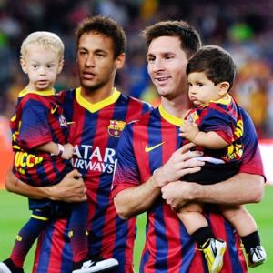 Messi says emotional goodbye to Neymar