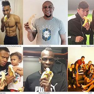 PHOTOS: Football world 'goes bananas' in solidarity with Dani Alves!