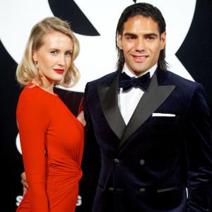 Falcao's wife rubbishes Van Gaal's claims about the Columbian's fitness
