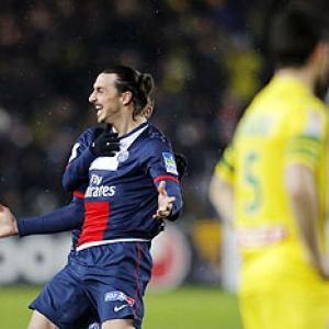Ibrahimovic brace takes PSG into fifth League Cup final