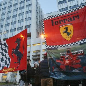 Schumacher's family on his bedside; fans to hold 'silent' birthday vigil