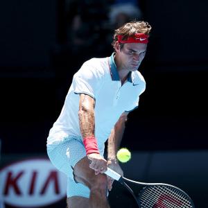 Aus Open PHOTOS: Federer eases past Duckworth, Azarenka staggers into 2nd rnd