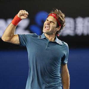PHOTOS: Federer quells late fightback from Murray to set up Nadal semi-final