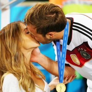 PHOTOS: How Germany WAGs congratulated their men...