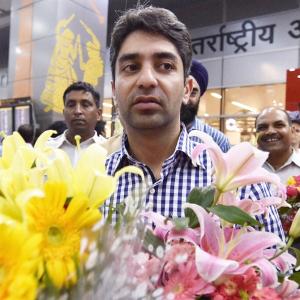 CWG Photos: Heroes welcome for goldfinger Bindra