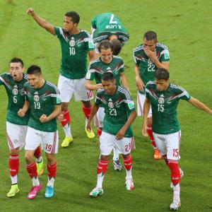PHOTOS: Mexico ready to face Brazil after win over Cameroon