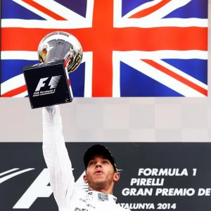 Spanish Grand Prix: Hamilton takes F1 lead with fourth win in a row