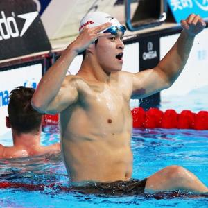 China's swimming champ Sun served three month ban