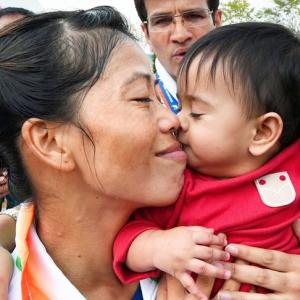 Congratulate Mary Kom on her Asian Games gold