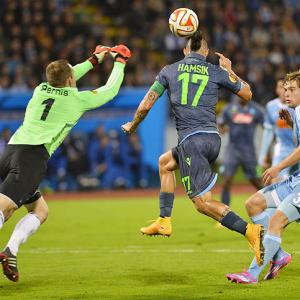 Europa League: Hamsik haunts former club as Napoli shine