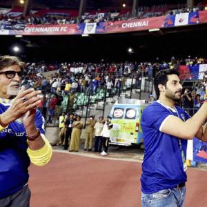 Amitabh Bachchan believes football has potential to grow in India