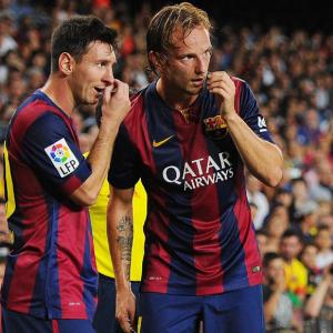 I wish Leo the best of luck for the World Cup but not today: Rakitic