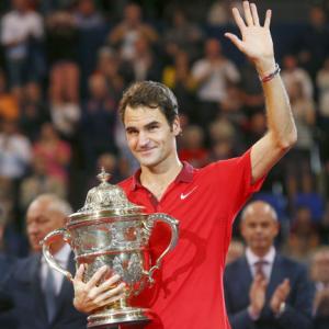 Federer eases past Goffin to win sixth Basel Indoor title