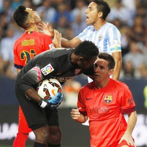 Barca's star-studded strikers misfire; drop points to Malaga