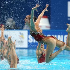 In PIX: The many faces of synchronised swimming