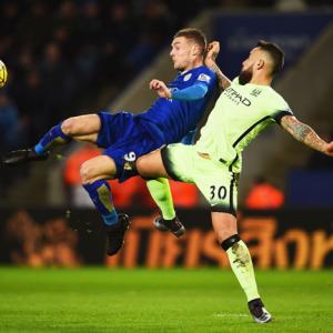 EPL PHOTOS: Leicester held by City, share top spot with Arsenal