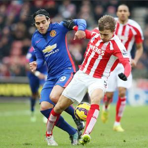 EPL PHOTOS: Manchester United split points with Stoke City