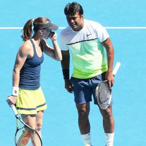 Sania loses; Can Paes win his 15th Slam at Aus Open?