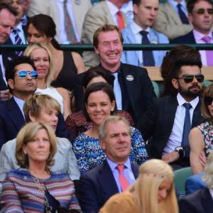 Photos: Tendulkar, Kohli enjoy English summer at Wimbledon