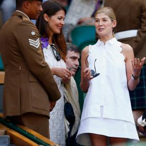 PHOTOS: Celebrities glam up Wimbledon finals