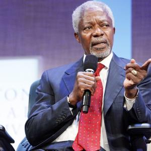 Who will take charge of FIFA? Kofi Annan or Platini