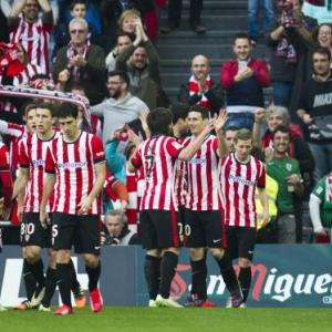 Leaders Real beaten by Aduriz header for Bilbao