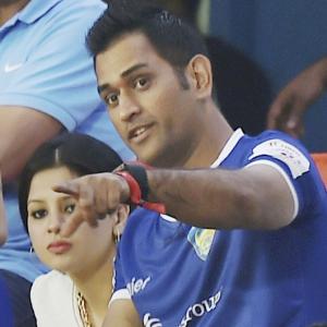 PHOTOS: After cricket, football gets Sakshi Dhoni's attention