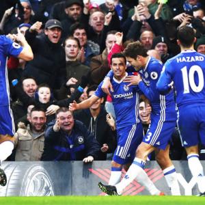 EPL PHOTOS: Record-breaking Chelsea go seven points clear