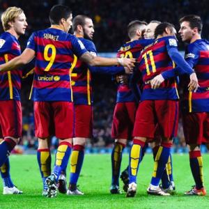 King's Cup: Messi double helps Barcelona thrash nine-man Espanyol