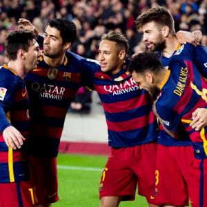 King's Cup: Holders Barcelona in semis, Atletico Madrid crash out