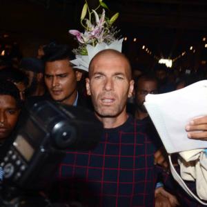 First Look: France football legend Zidane in Mumbai