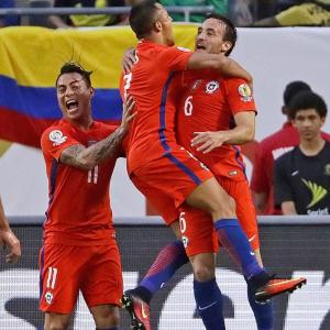 Copa America: Chile beat Colombia to set up final against Argentina