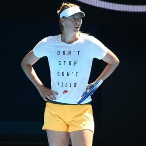 Sharapova admits that she failed a dope test