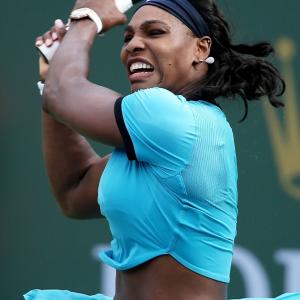 Serena Williams shows off her nose piercing