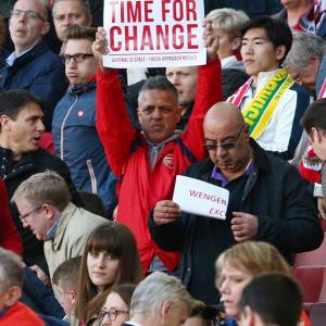 It's disappointed love, Wenger says about protests