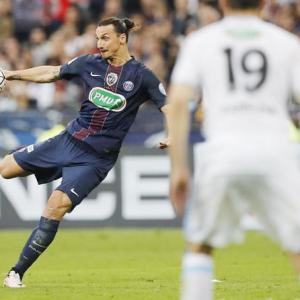 Ibrahimovic bids farewell to PSG with French Cup win