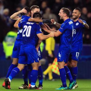 PHOTOS: Leicester reach last 16 but Spurs knocked out