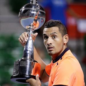 Kyrgios keeps cool to win Japan Open