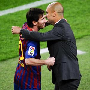 Guardiola wants Messi to end his career at Barca