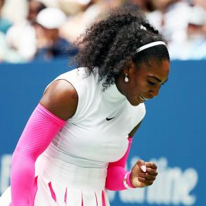 PHOTOS: Serena reaches US Open last 16 with milestone win