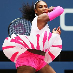 US Open: Serena storms into quarters in record-smashing style