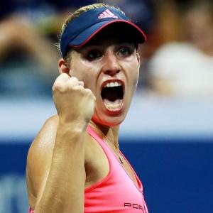 Kerber celebrates No. 1 by reaching US Open final