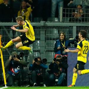 Champions League PHOTOS: Dortmund deny Real; Leicester beat Porto